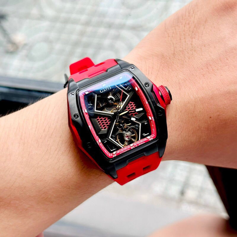 Đồng hồ nam dây cao su Bonest Gatti Ghost BG5501-A3