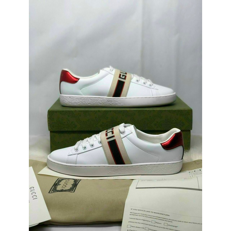 Giày Thể Thao Nam Nữ Gucci Ace Đai Chun | Đoàn Văn Hậu