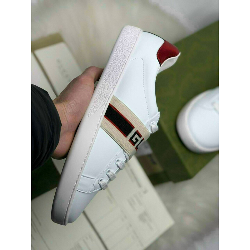 Giày Thể Thao Nam Nữ Gucci Ace Đai Chun | Đoàn Văn Hậu