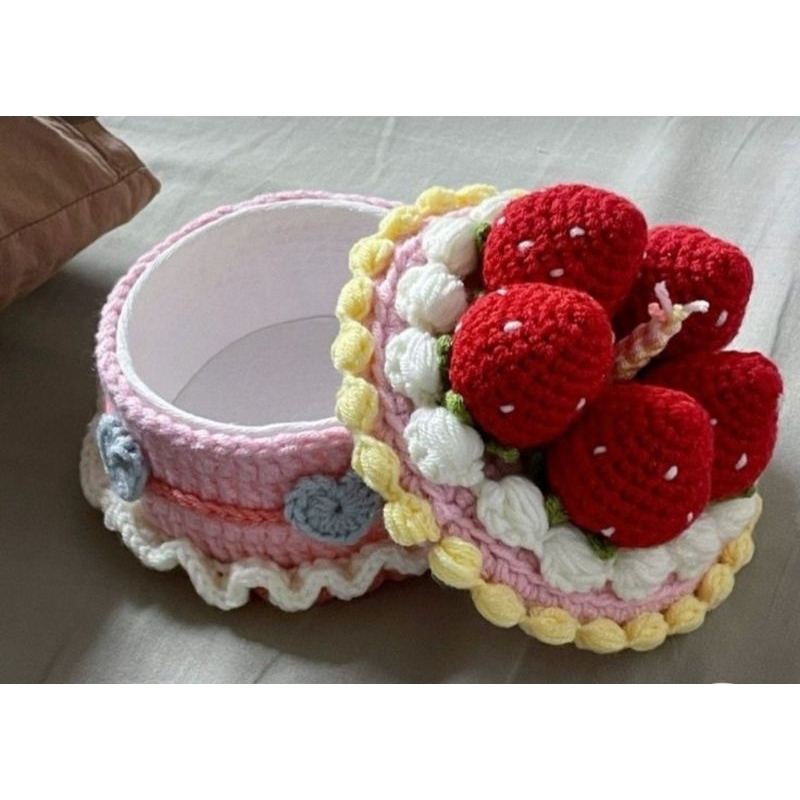 Bánh kem handmade hộp đựng mĩ phẩm