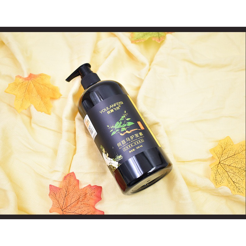 DẦU GỘI HÀ THỦ Ô LINH CHI SIÊU THƠM CHAI 500ML