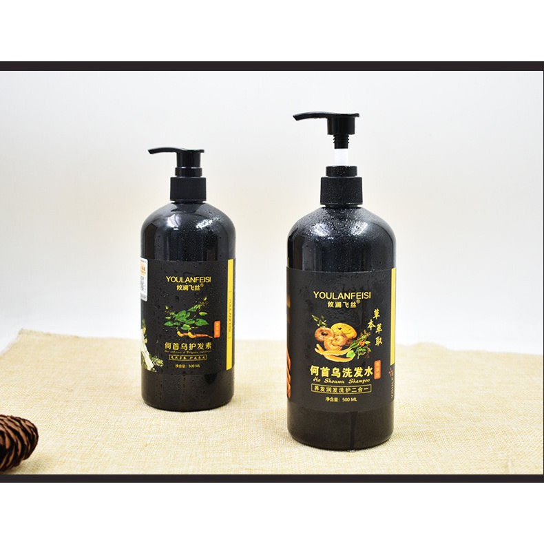 DẦU GỘI HÀ THỦ Ô LINH CHI SIÊU THƠM CHAI 500ML