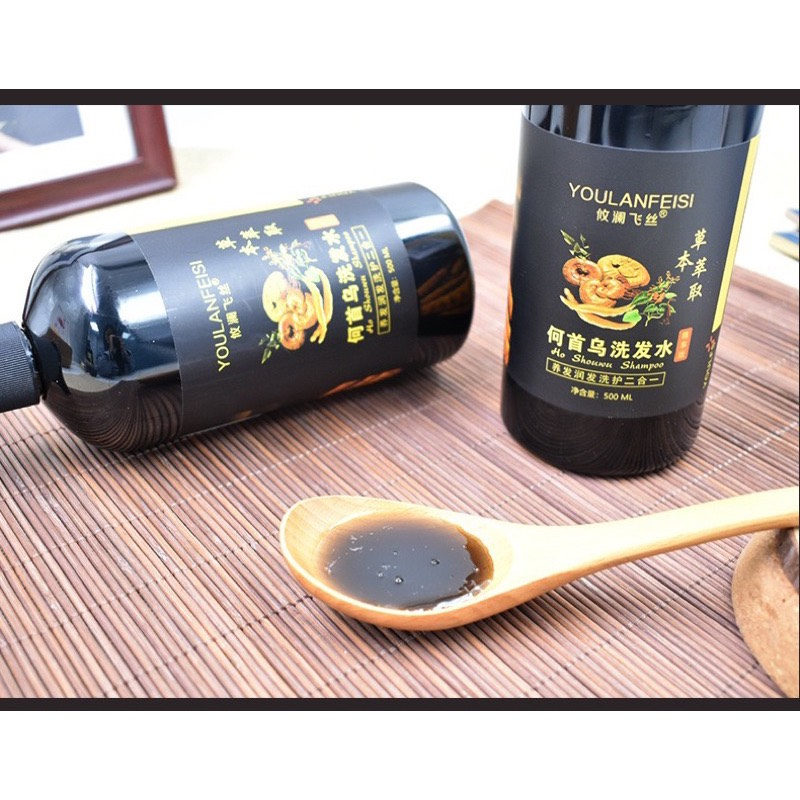 DẦU GỘI HÀ THỦ Ô LINH CHI SIÊU THƠM CHAI 500ML