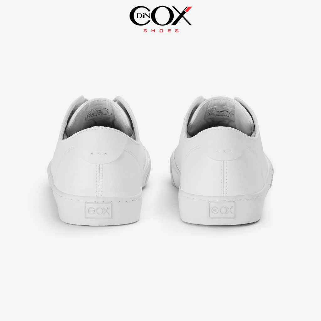 Giày Sneaker Da Unisex DINCOX D34 Sành Điệu White