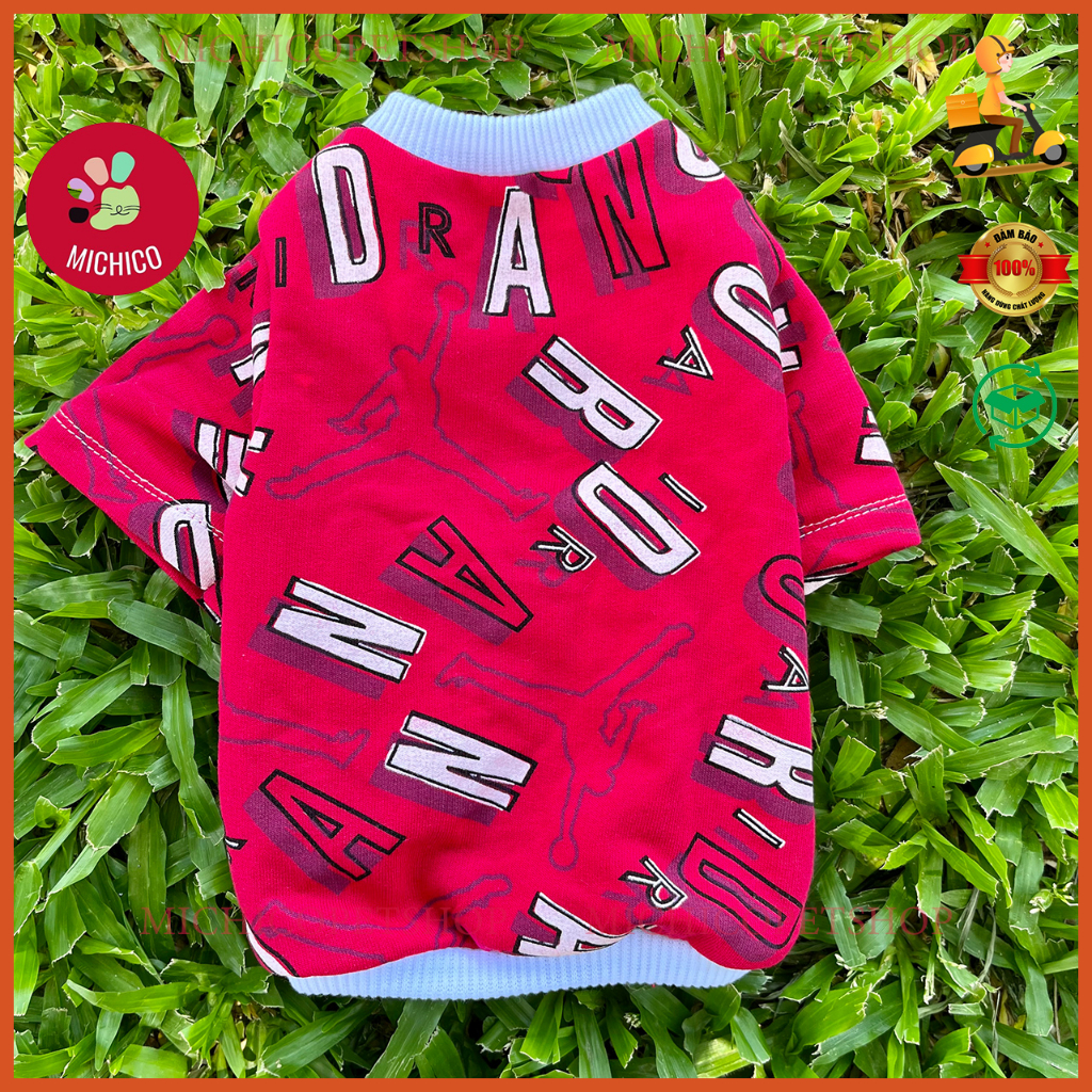 Áo Cho Chó Mèo Ngắn Tay  Vải Cotton – Áo Ngắn Tay Cho Chó Mèo Đủ Size