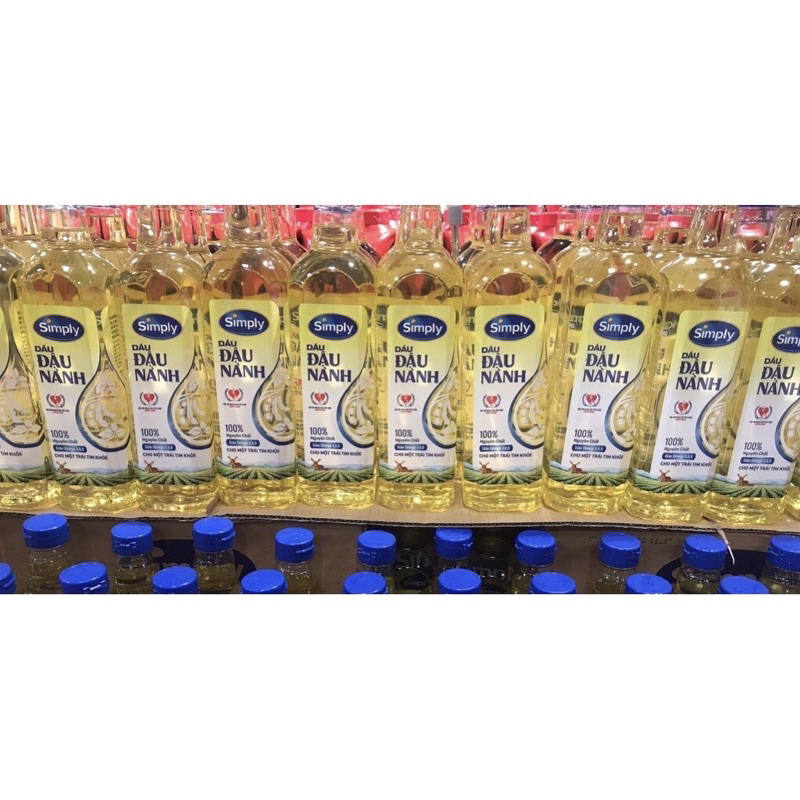Dầu ăn Simply đậu lành 1L