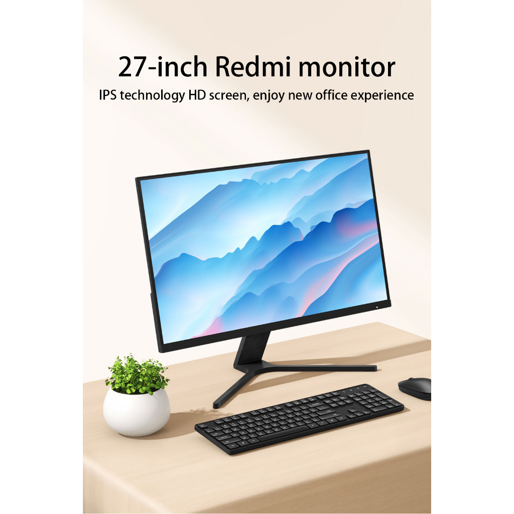 Màn Hình Máy Tính Xiaomi Mi Desktop Monitor 27 Inch Phù Hợp Làm Việc, Chơi Game - Hàng Nhập Khẩu