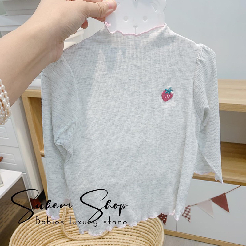 Áo dài tay Nous hoạ tiết