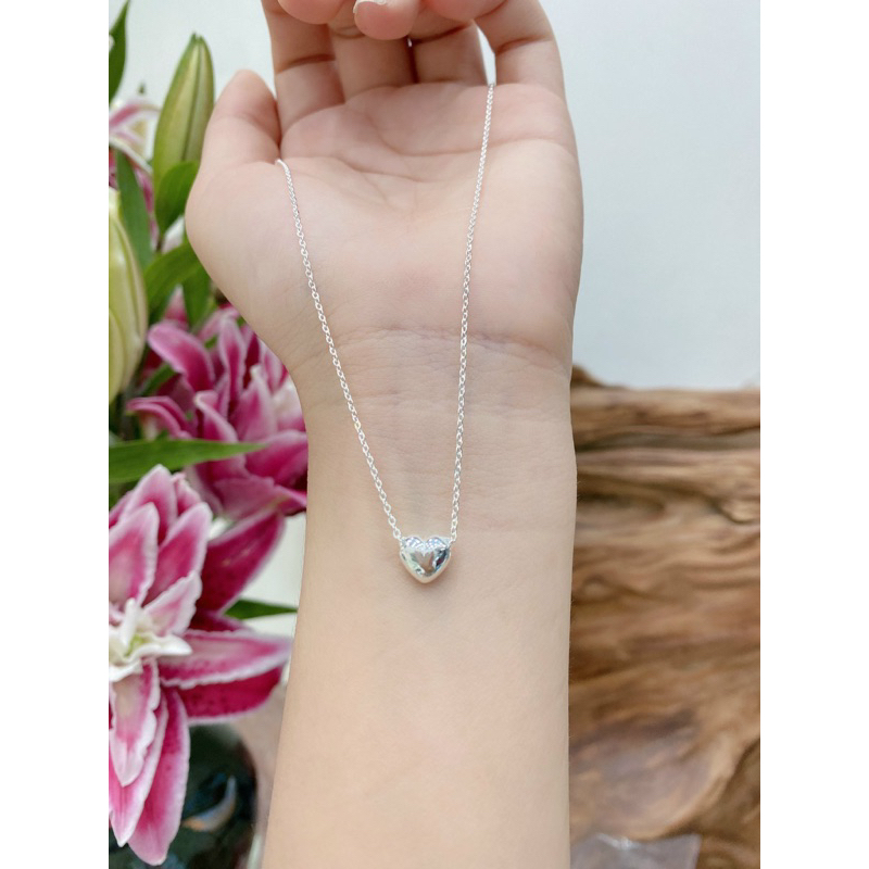 dây chuyền bạc trái tim