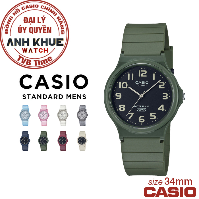 Đồng hồ nữ dây nhựa Casio chính hãng Anh Khuê MQ-24 Series
