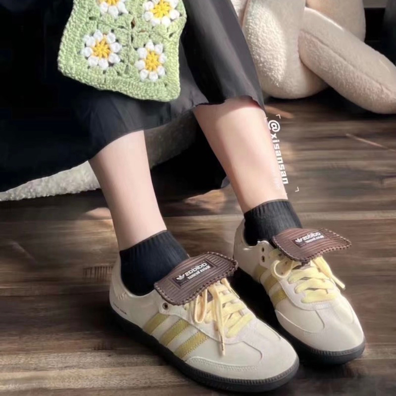 Giày Adi.das Samba Wales Bonner Ecrtin Brown + Full Bill Box