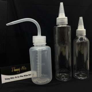 Chai pet có vòi đựng nước vệ sinh mi 100-150ml - dụng cụ nối mi_Thúy Hà