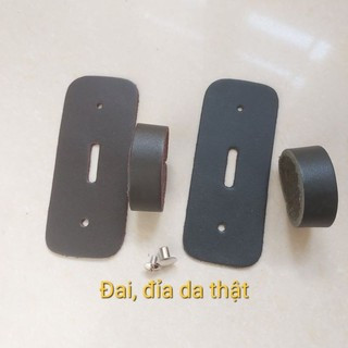Đai, đỉa da để lắp vào mặt thắt lưng da thật