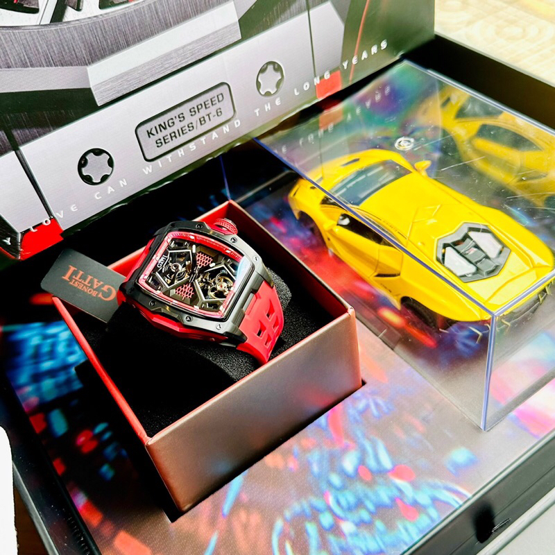 Đồng hồ nam dây cao su Bonest Gatti Ghost BG5501-A3