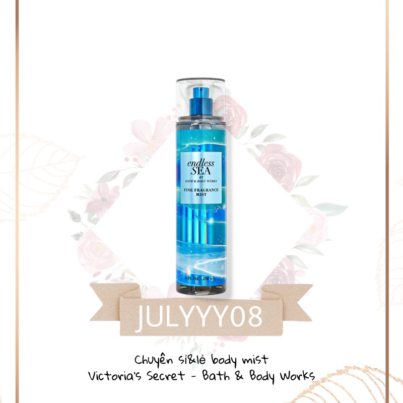 Xịt Thơm Toàn Thân ENDLESS SEA 30ml/50ml/100ml/Fullsize236ml
