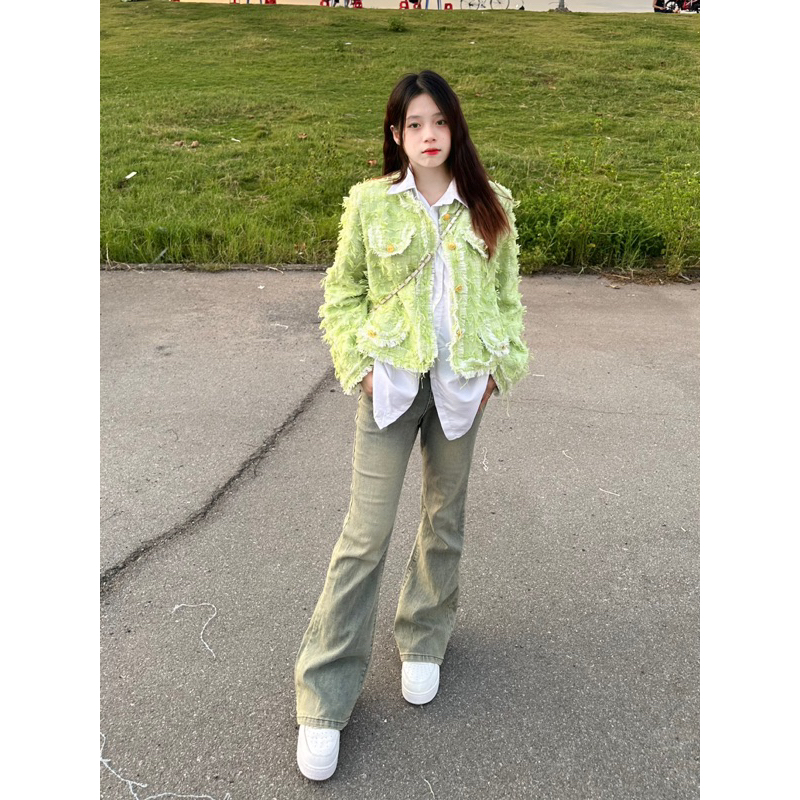ÁO DẠ TWEED LÔNG HOT 2023