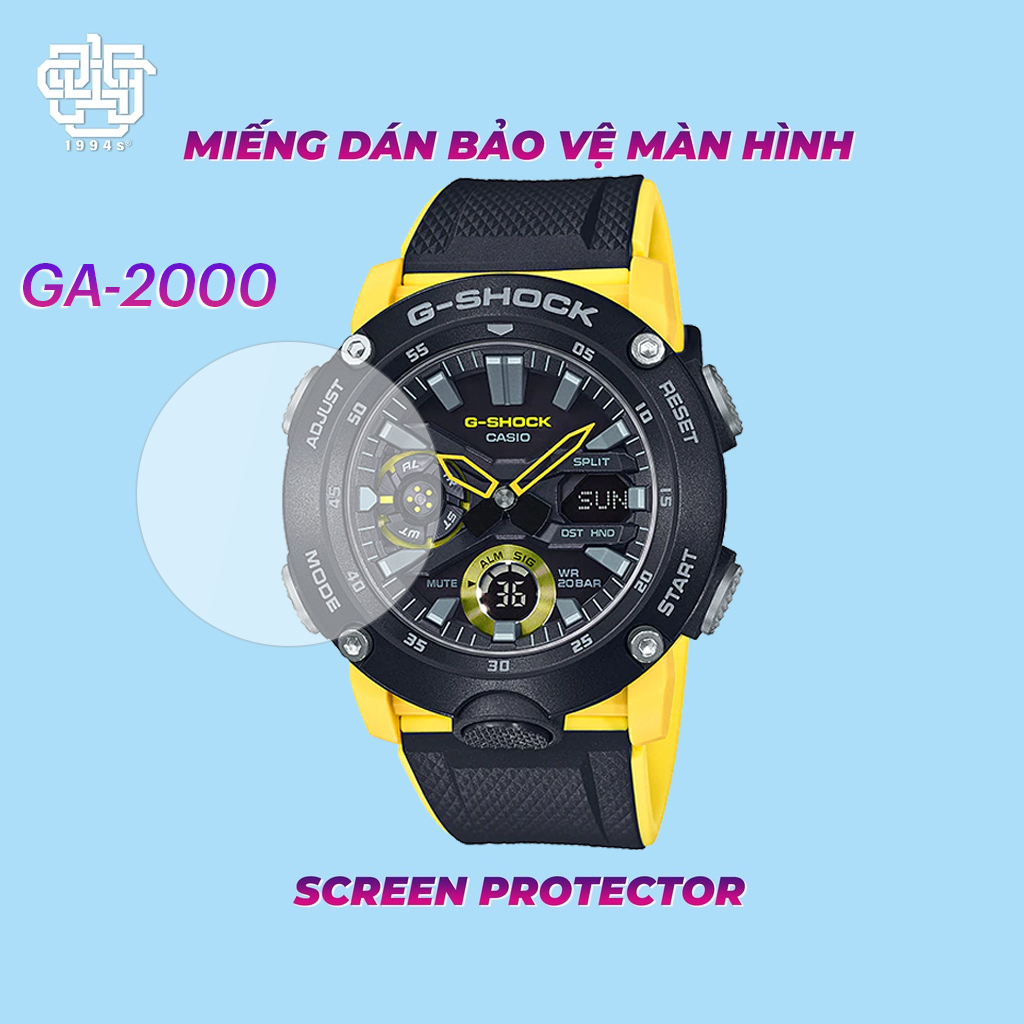 Miếng dán bảo vệ màn hình đồng hồ Casio G-Shock GA-2000