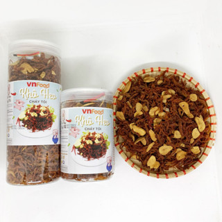   Hũ 250-1000gr  Khô Heo Cháy Tỏi Giòn Ngon - Đậm Vị Đảm Bảo ATTP VnFood 