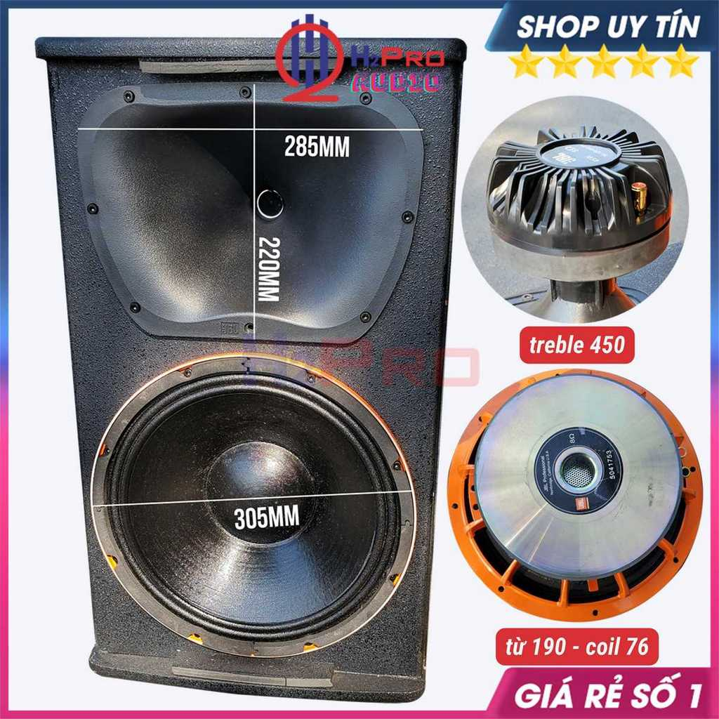 Đôi Loa Jbl 6012 Full Bass 30 700W Từ 190 Coil 76 - Treble 450, Tặng 2 Khẩu +10m, Loa Jbl Kp6012 Hát Karaoke-H2Pro Audio