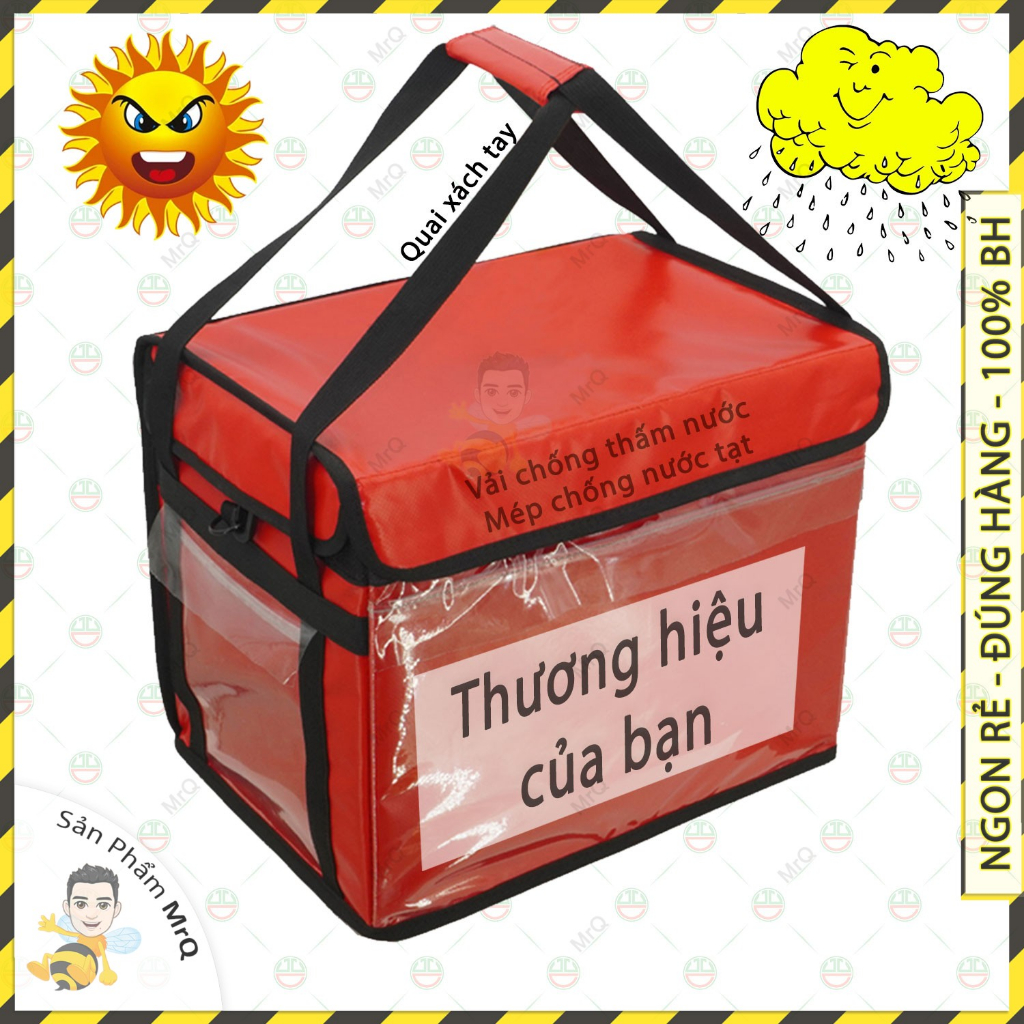 - Túi Giữ Nhiệt Chống Nước 30Lít Cho Shipper Giao Hàng Chinh Phục Mọi Thời Tiết Khắc Nghiệt - MrQ-TGN-30LCN7039B