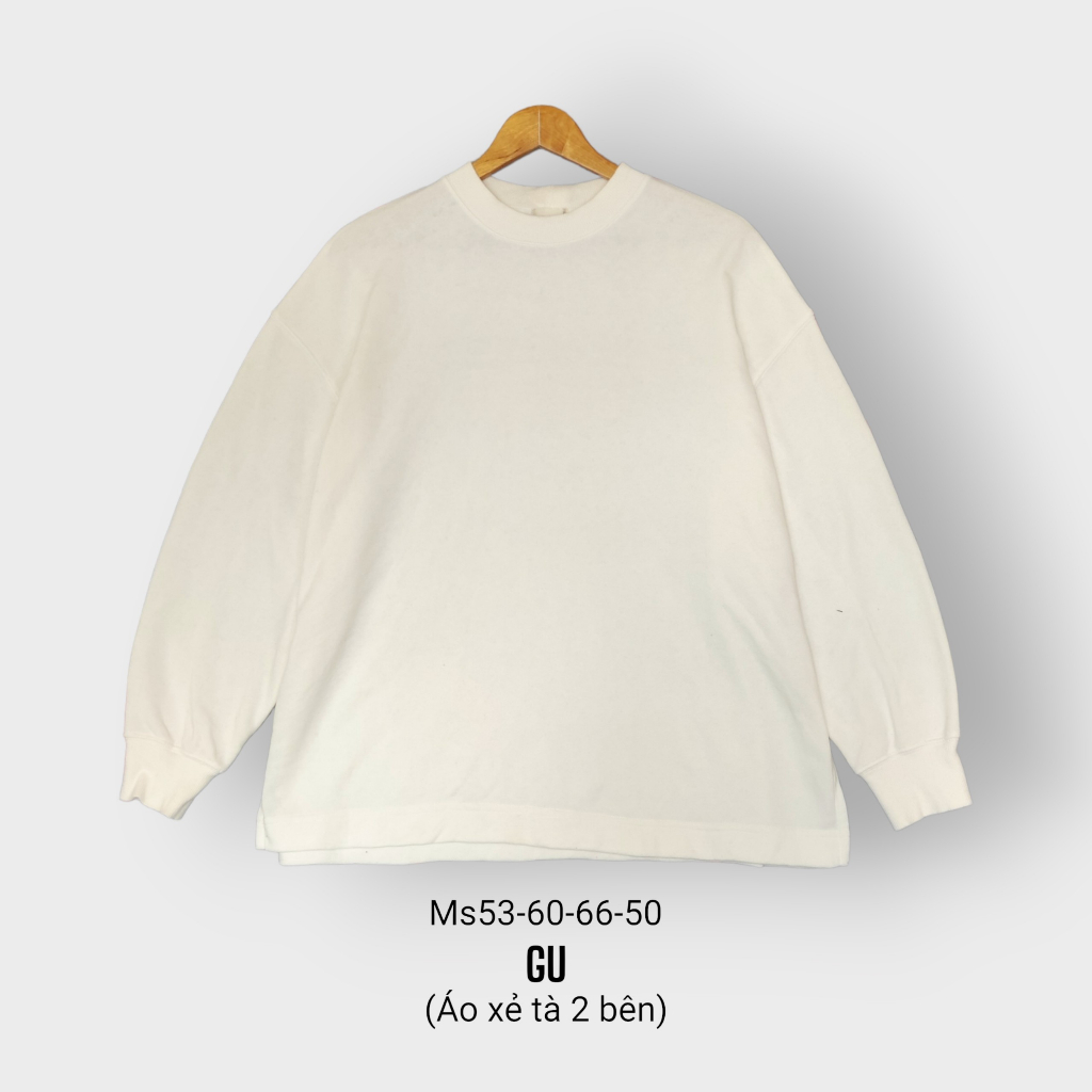 Sweater, Long sleeve polo secondhand_áo nỉ dài tay, áo có cổ dài tay, 2nd