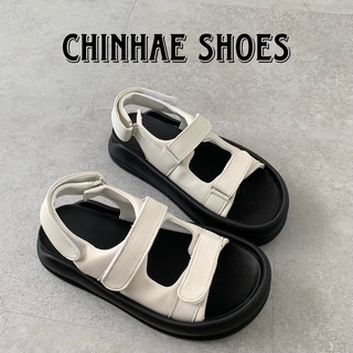 Sandal quai ngang thể thao nam nữ quai hậu đế bằng tăng chiều cao đi học đi chơi thời trang phong cách trẻ trung Ulzzang