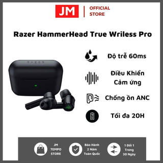 Tai nghe bluetooth razer hammerhead tws pro , đàm thoại tốt, chống ồn anc, độ trễ thấp 60ms, chơi game mượt