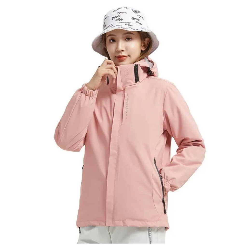 Áo gió đôi nam nữ Melady cổ chấm bi chống nước 23DAD02