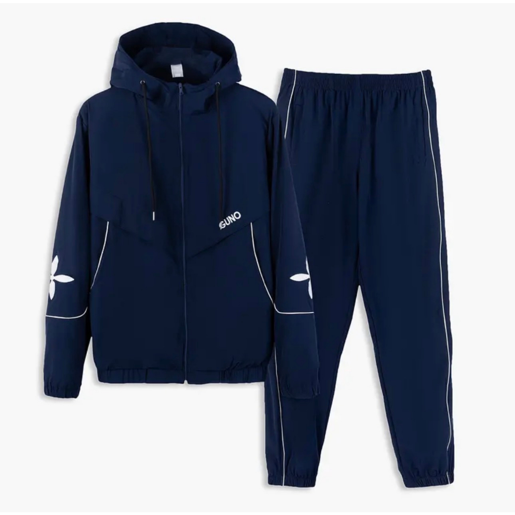 Bộ gió thể thao nam GUNO thu đông có mũ 23DBNA01