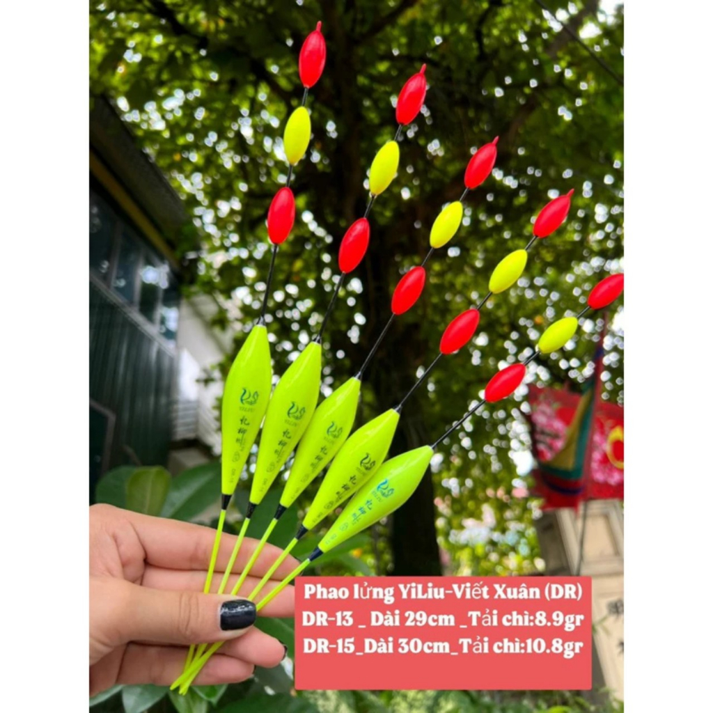 Phao câu lửng YiLiu cao cấp, phao nhẹ, tăm to, tải chì lớn_2 size