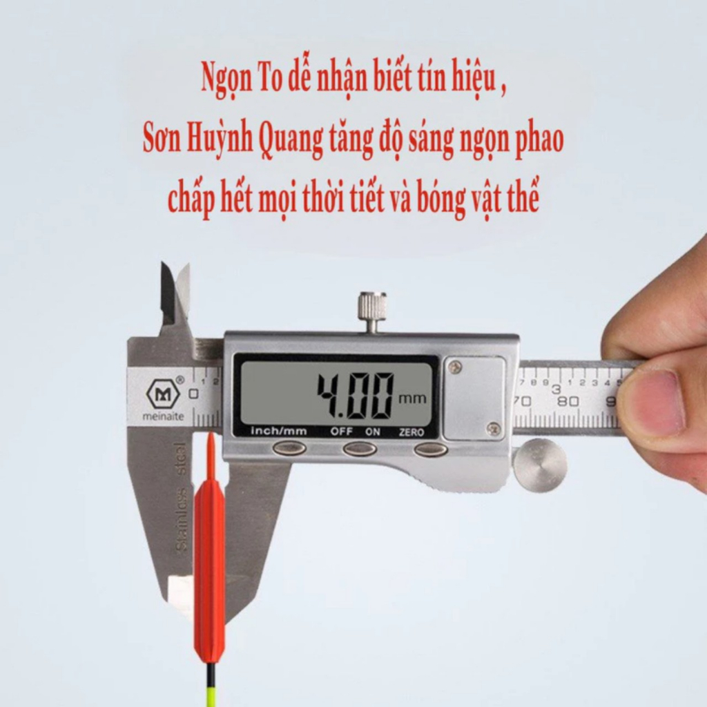 Phao câu lửng YiLiu cao cấp, phao nhẹ, tăm to, tải chì lớn_2 size