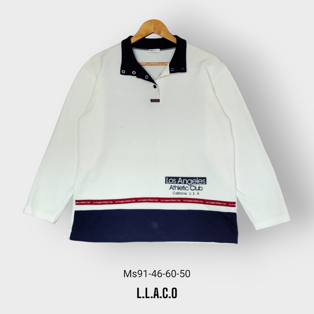 Sweater, Long sleeve polo secondhand_áo nỉ dài tay, áo có cổ dài tay, 2nd