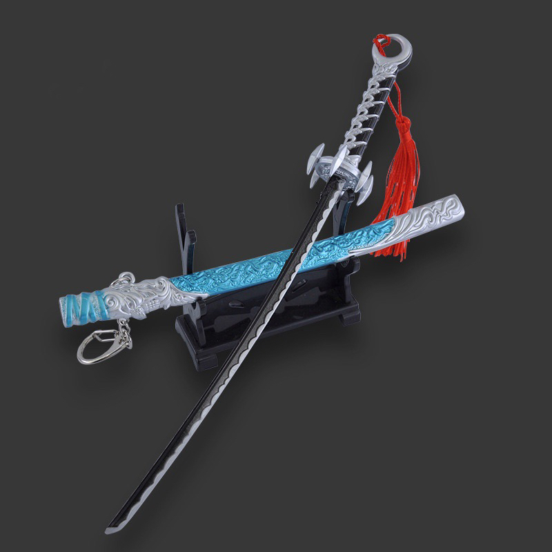 Mô hình Kiếm Rồng Xanh Naraka Bladepoint Dài 22cm Kim Loại Cao Cấp Mô hình trưng bày trang trí siêu đẹp mô hình game