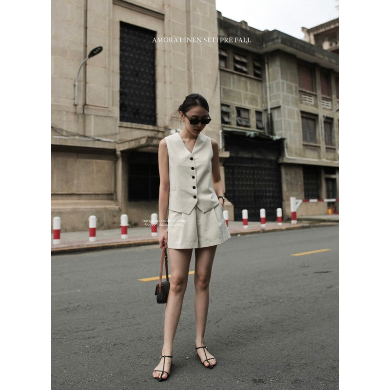 𝐀𝐦𝐨𝐫𝐚 𝐒𝐞𝐭 - Set Ghile Linen