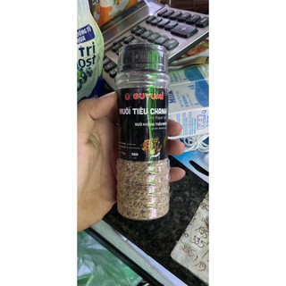 Lọ muối tiêu chanh Guyumi muối khoáng thiên nhiên 110gr