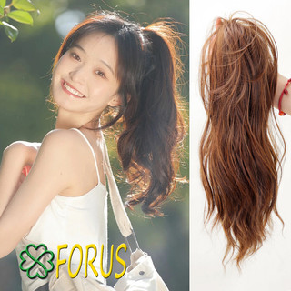 Búi đuôi sóng nước B37 😍FREESHIP😍 tóc giả Y2K, búi xoăn đuôi sóng nước, búi tóc giả phong cách mới, búi tóc nữ Sỉ 35k
