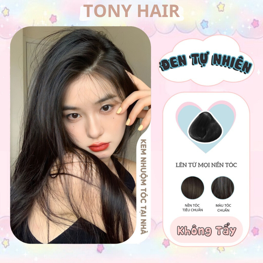 Thuốc Nhuộm Tóc Màu Đen , Hạ Nền Trên Mọi Nền Tóc Tẩy , Tóc Nhuộm | TNT Hair Store - Thuốc Nhuộm Tóc
