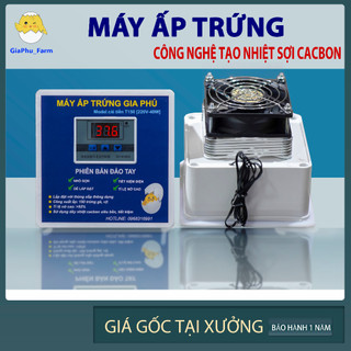 Máy ấp trứng Gia Phú gắn thùng xốp loài đảo tay [NHIỆT ĐỘ CHÍNH XÁC, BẢO HÀNH 1 NĂM]