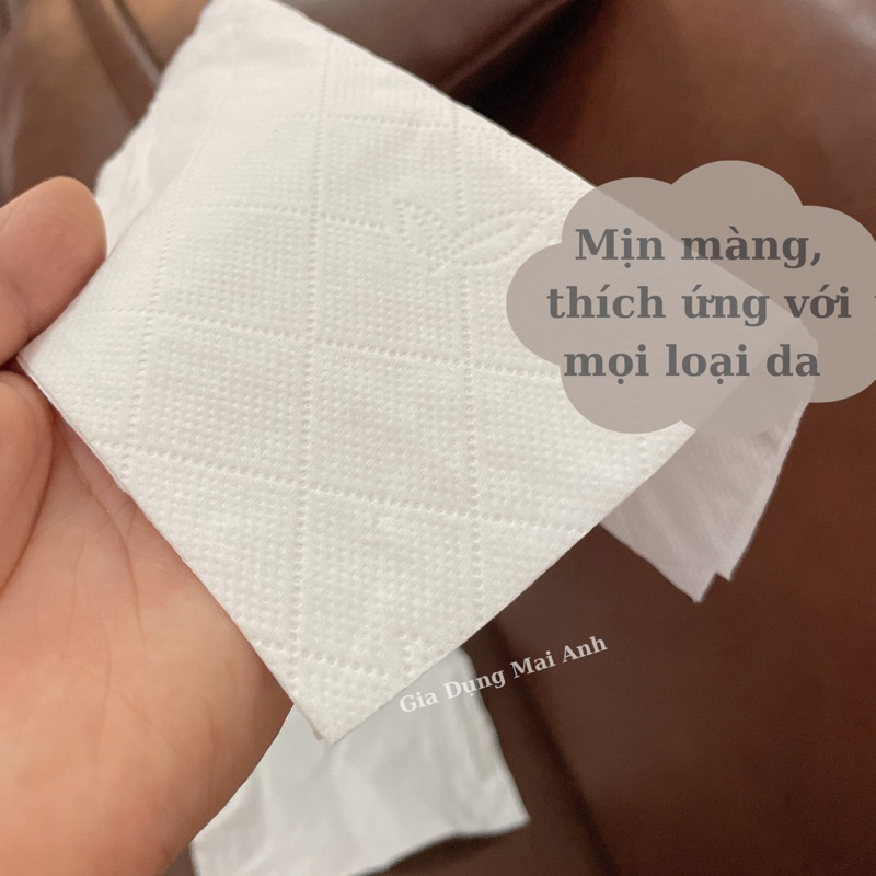 Giấy rút treo tường 1280 tờ, thùng 4 bịch giấy vệ sinh, khăn giấy đa năng cao cấp, tặng kèm móc treo