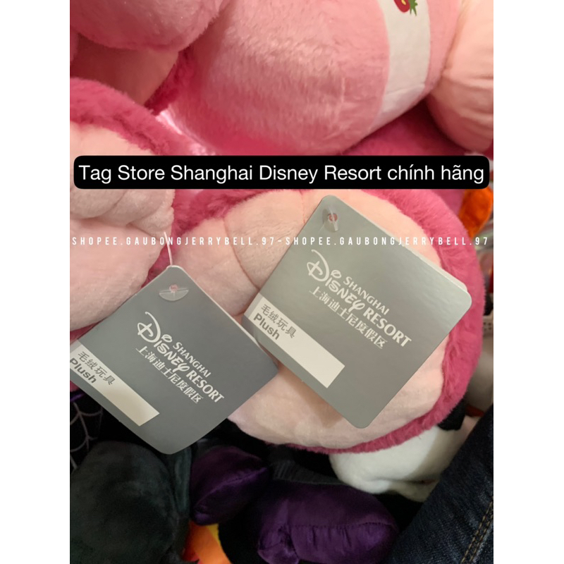 Có sẵn  Gấu dâu ôm bánh kem siêu thơm - Lotso Bear Soft Strawberry Cake chính hãng Disney