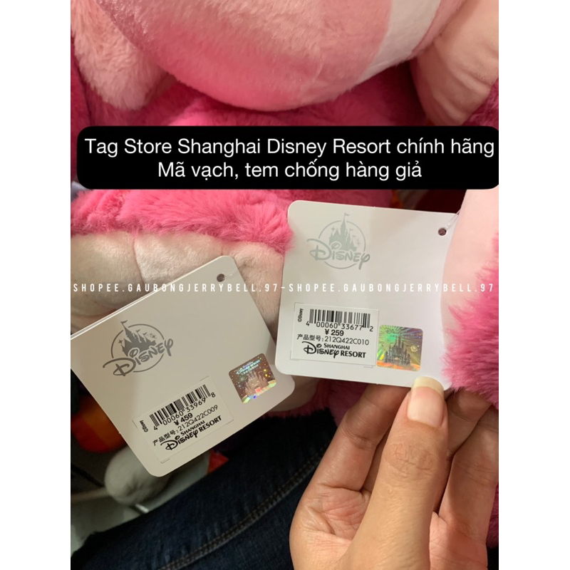 Có sẵn  Gấu dâu ôm bánh kem siêu thơm - Lotso Bear Soft Strawberry Cake chính hãng Disney