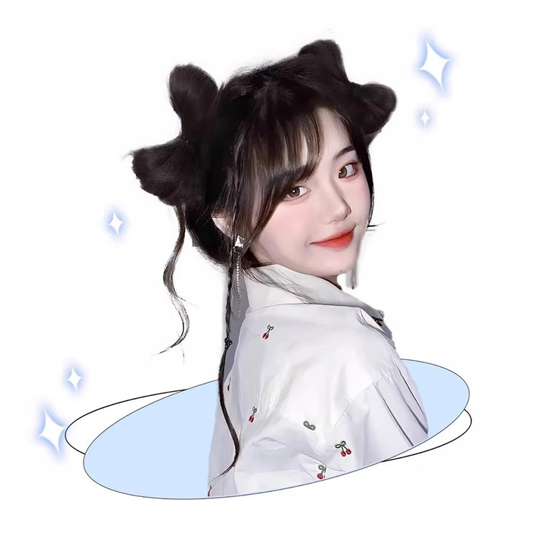 Kẹp tóc giả thắt nơ có râu ❤️FREESHIP❤️ nơ tóc giả nữ, kẹp nơ tóc giả, kẹp tóc nơ giả Sỉ 20k