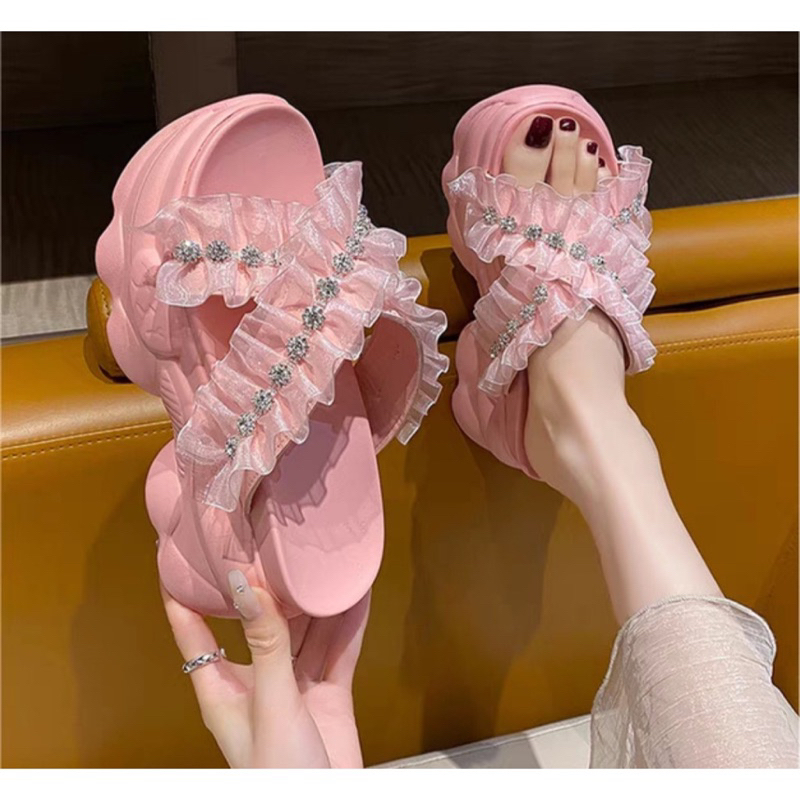 Dép BM Quai Chéo Bèo Xinh Xỉu