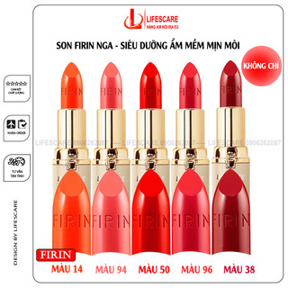 Son Firin Nga, siêu dưỡng ẩm mềm môi, chất lì mịn lâu trôi, không chì, 5g
