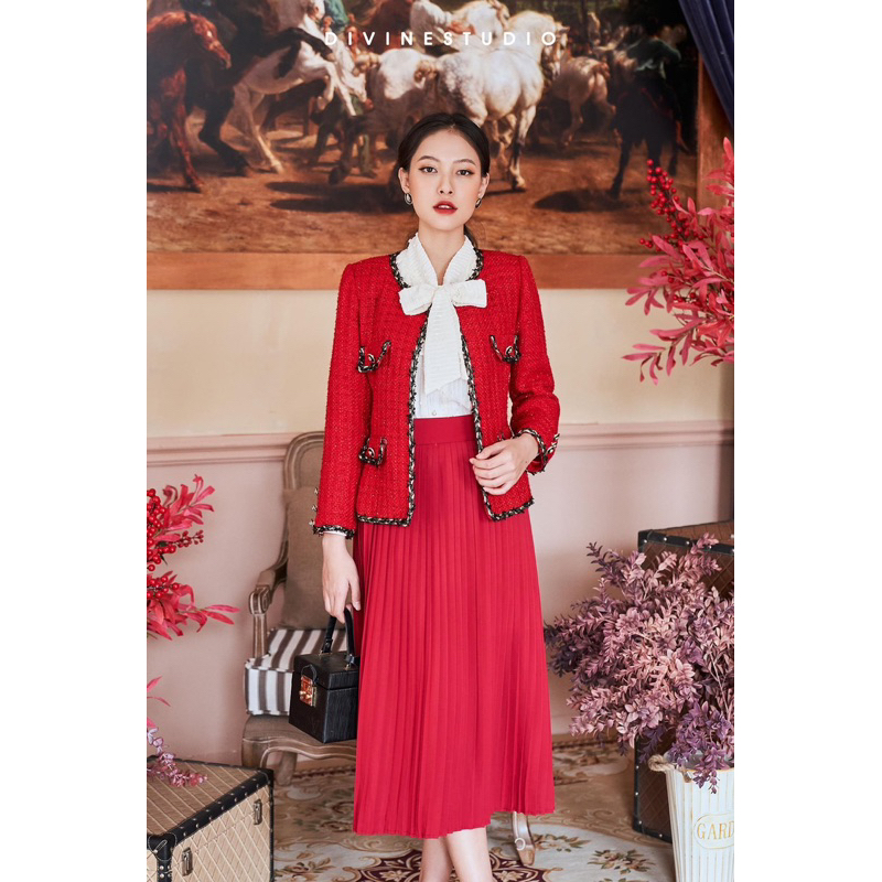 Thanh lý áo tweed Divine