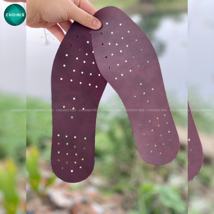 Lót da pu mặt láng mịn , êm chân có lỗ thoáng khí sản xuất với giá tại xưởng choinis full size 43-37