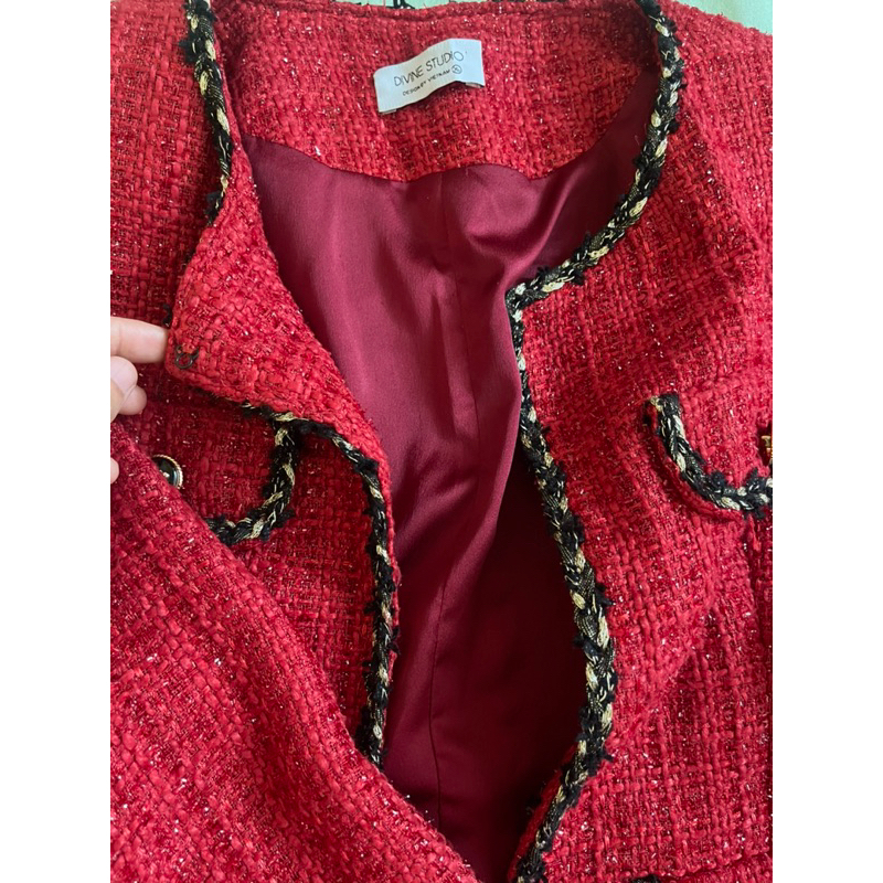 Thanh lý áo tweed Divine