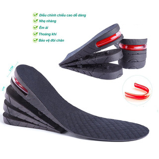 Cặp Lót Giày Độn Đế Tăng Chiều Cao (Loại 3cm,4,5cm, 7cm Đệm Khí)
