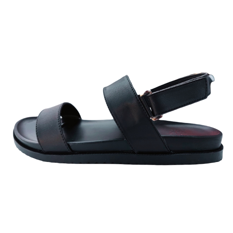 Dép da Sandal quai hậu ASHE nam nữ - Quai da 3 lớp tăng cường siêu bền