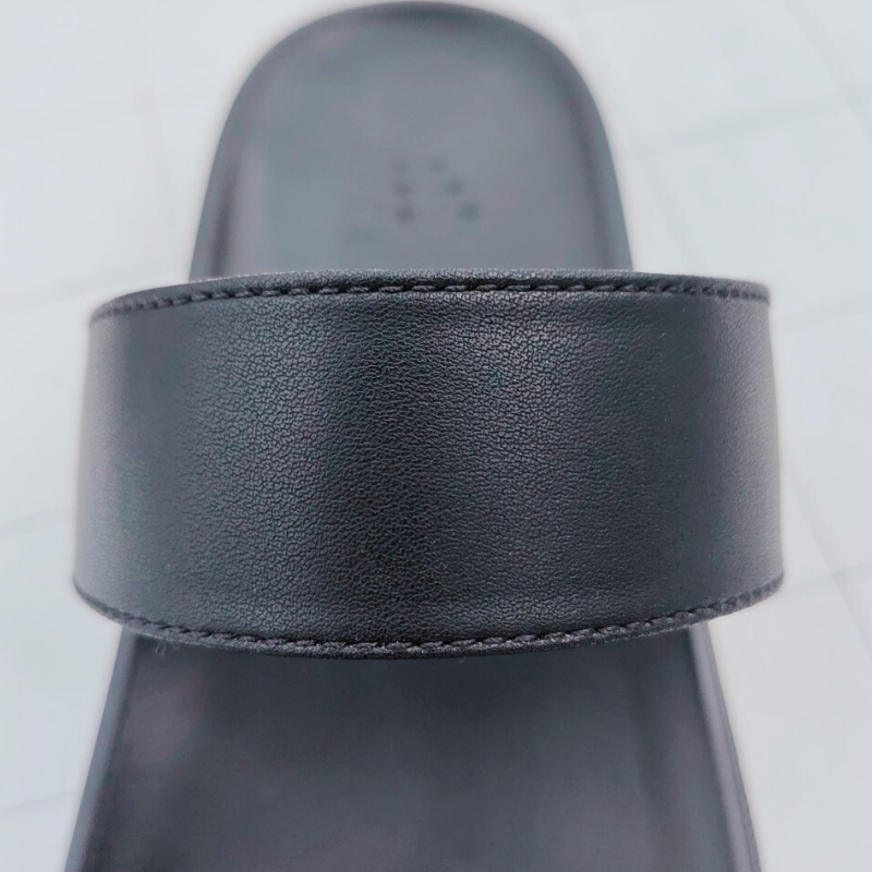 Dép da Sandal quai ngang ASHE nam nữ - Quai da 3 lớp tăng cường siêu bền